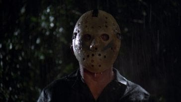 Roy (as Jason) stares ahead at a potential victim