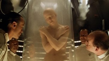 Sigourney Weaver as a clone of her former self