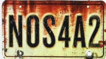 A car number plate that reads NOS4A2