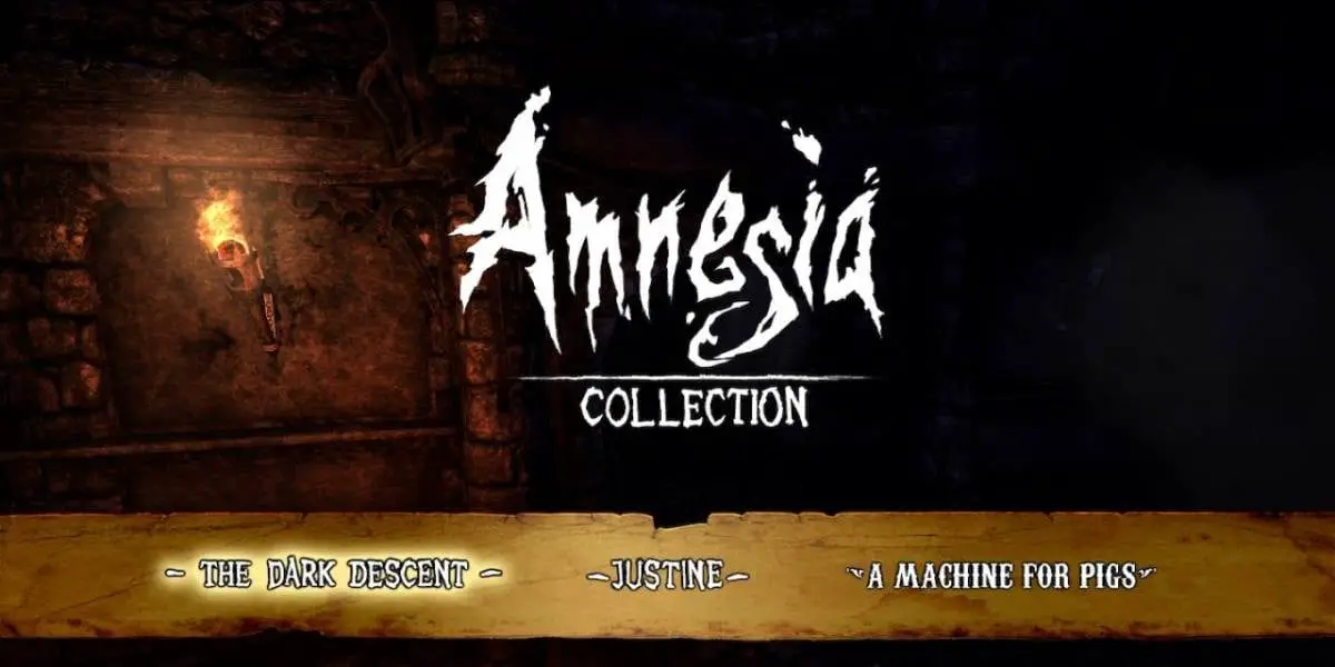 Amnesia Collection title screen