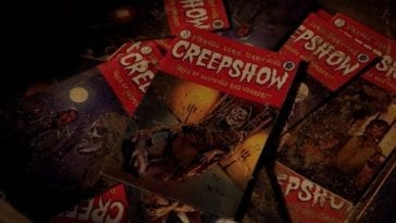 A pile of Creepshow comic books.
