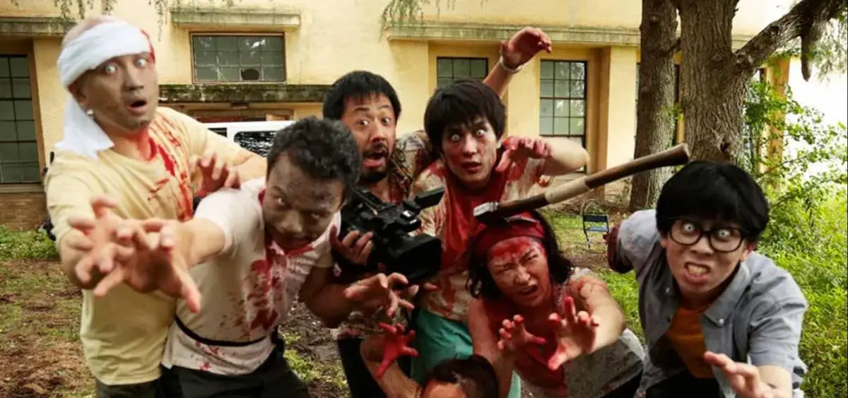 One Cut of the Dead cast as zombies