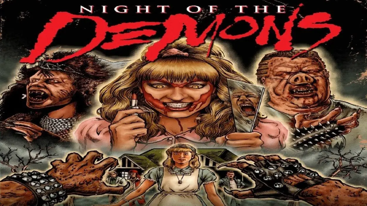 Movie poster for Night of the Demons