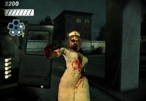 zombie nurse with reticle