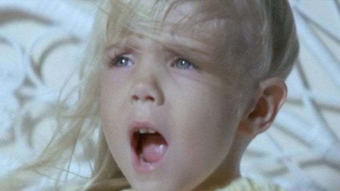 Carol Anne Freeling screams in Poltergeist