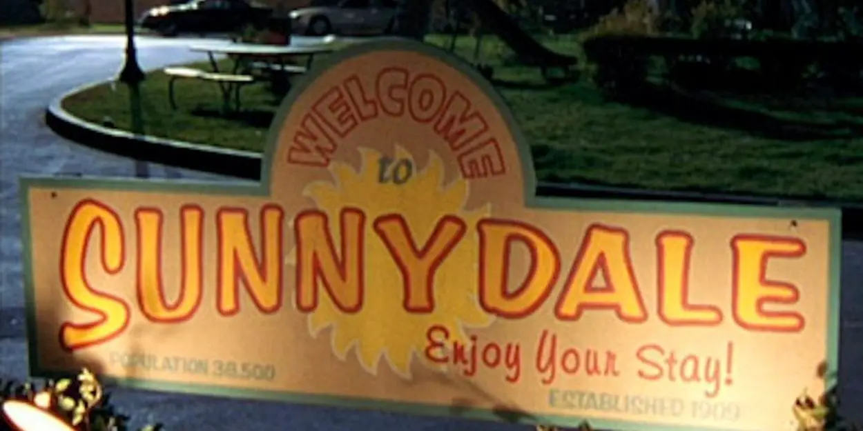 Welcome to Sunnydale sign