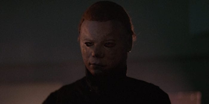 Michael Myers' look/mask in Halloween II (1981)