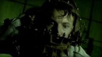 Leigh Whannell in the reverse bear trap for the Saw 0.5 short film