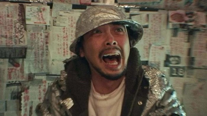 Mitsui Hori yells in fear