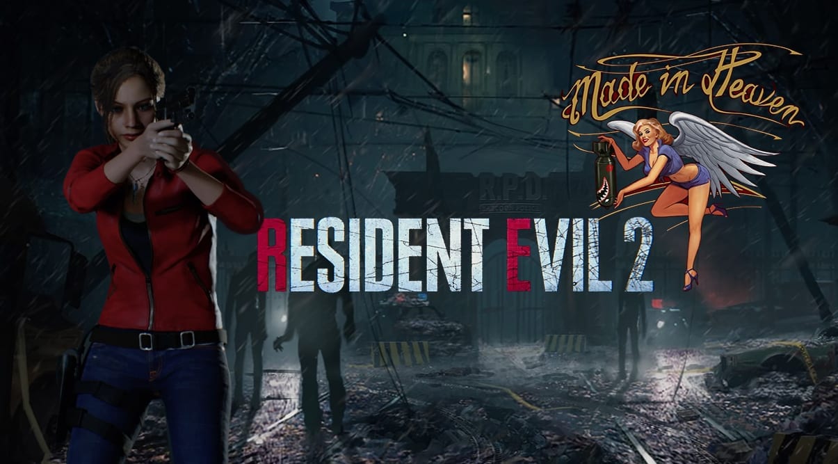 Resident evil 2 Claire B Mr.X fight 1 