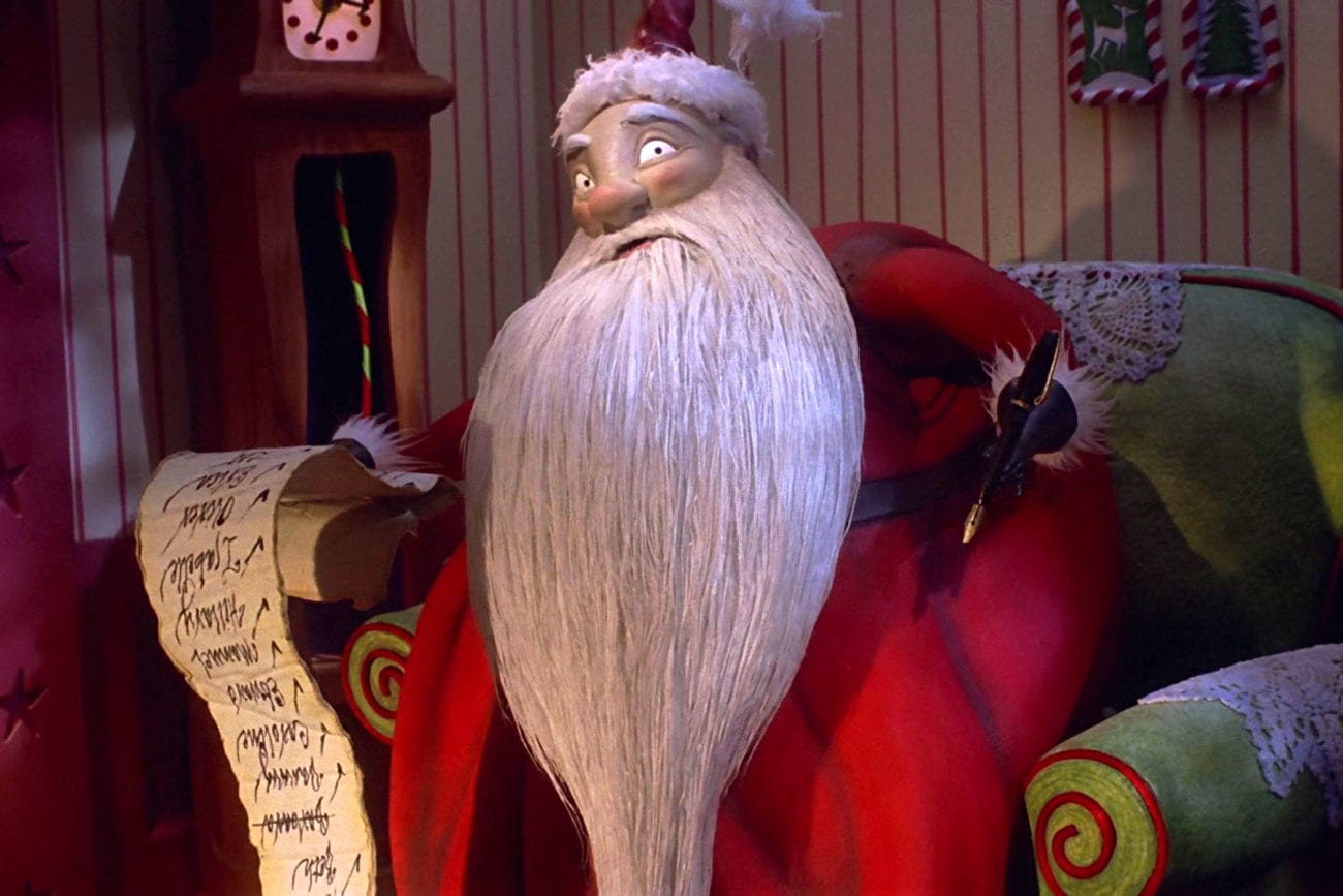 Santa checking his list