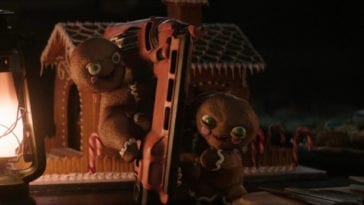 Krampus Gingerbread Cookies Nail Gun