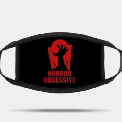 Face mask with Horror Obsessive logo