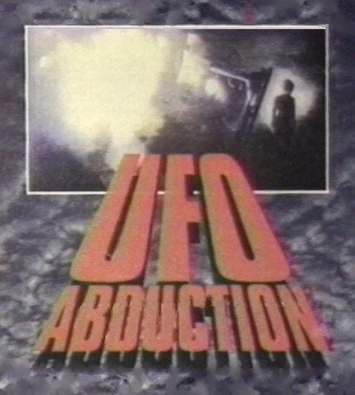 dvd cover showing an shadowed figure and the words ufo abduction
