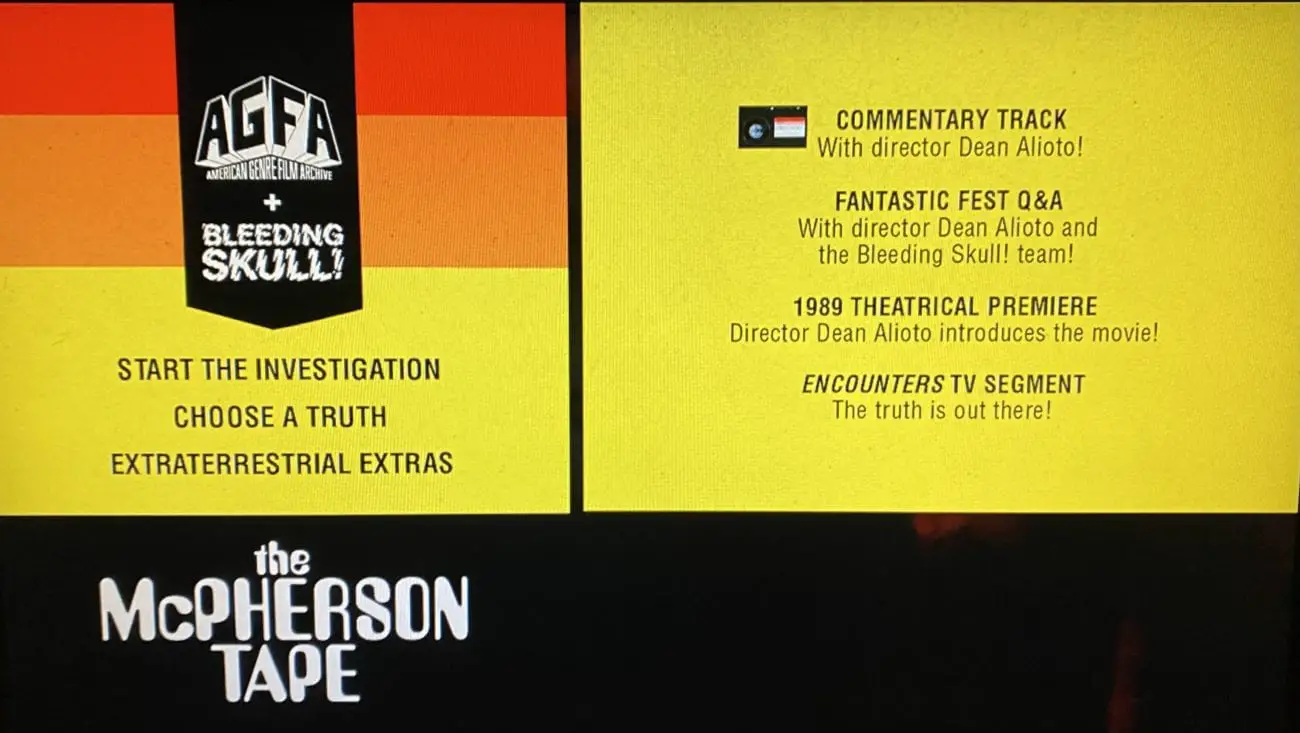 dvd menu screen for the mcpherson tape