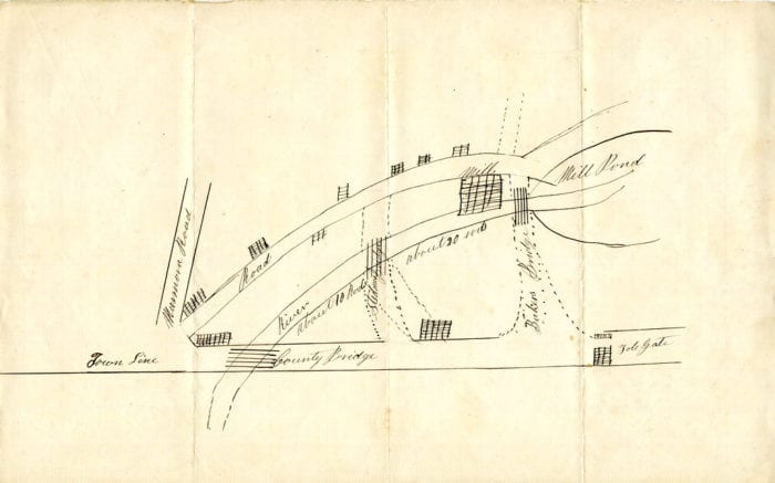 A hand drawn map