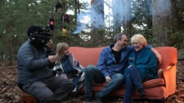 Behind the scenes filming The Nest