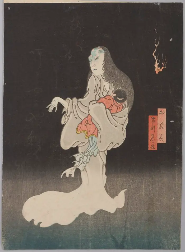 Painting of Ichikawa Yonezō as the Ghost of Oiwa