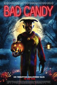 The Clown Demon stands ominously for the cover art of Bad Candy