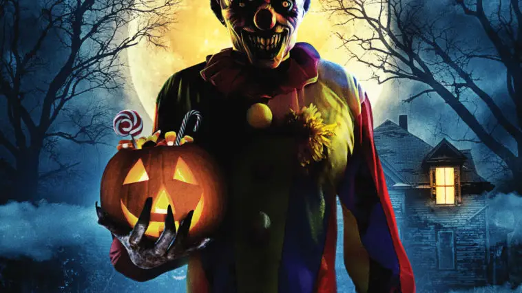 The Clown Demon stands ominously for the cover art of Bad Candy