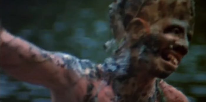 deformed child Jason Voorhees springs out of the lake, portrayed by Ari Lehman