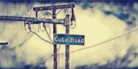 Street sign reading Cuba Road