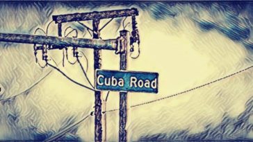 Street sign reading Cuba Road