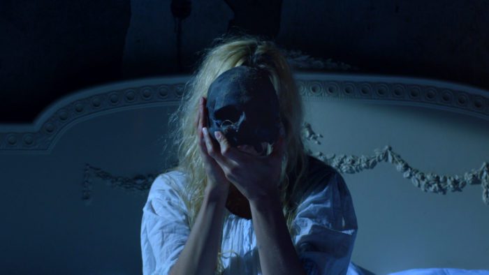 Anna Platen as Eva in Dawn Breaks Behind the Eyes
