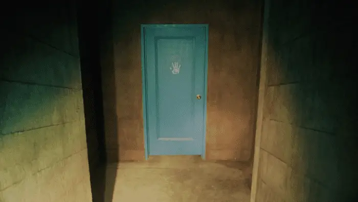 The door that resides in the subbasement, after Jason shoot his way through the first door
