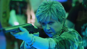 A fed up Lupita(Adriana Barraza) takes her shotgun and tries to end this nightmare once and for all
