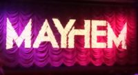 The curtain at Broadway Cinema, Nottingham, during Mayhem Film Festival