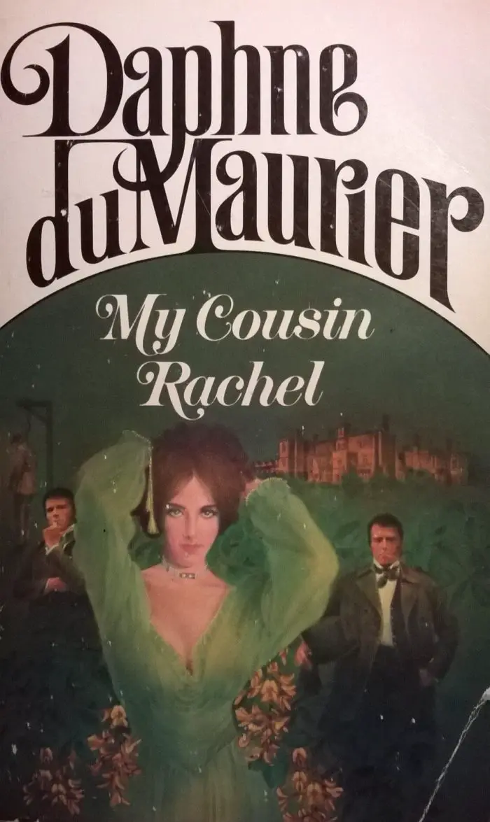 Older paperback edition cover of Daphne du Maurier's My Cousin Rachel.