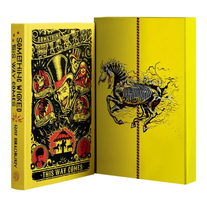 Collector's edition cover of Something Wicked This Way Comes by Ray Bradbury