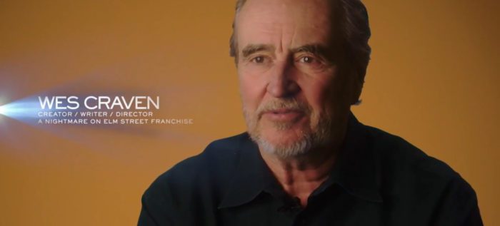 Wes Craven, credited as “Creator/Writer/Director” for “A Nightmare on Elm Street” franchise, in the series, "Behind the Monsters."