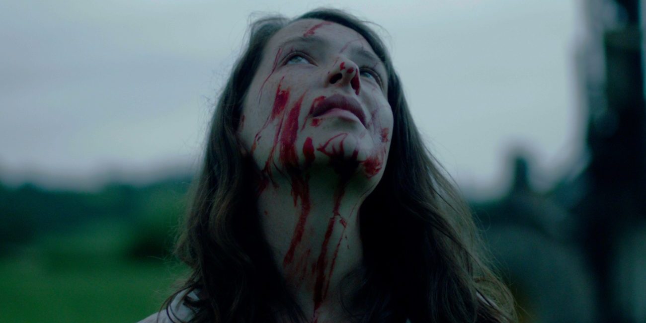 Cadi with blood on her face