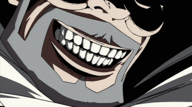 a close up of Mad Pierrot's smiling face
