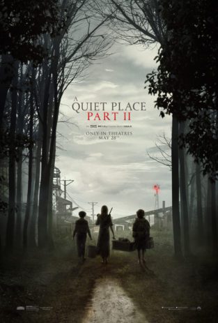 Movie poster for A Quiet Place Part II, candidate for best horror film of 2021