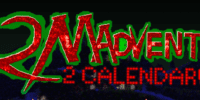 2Madvent Calendar, written in jagged red and green text