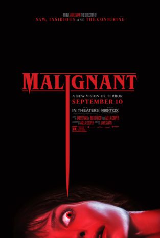 Movie poster for Malignant, candidate for best horror film of 2021