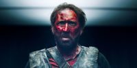Nicolas Cage covered in blood