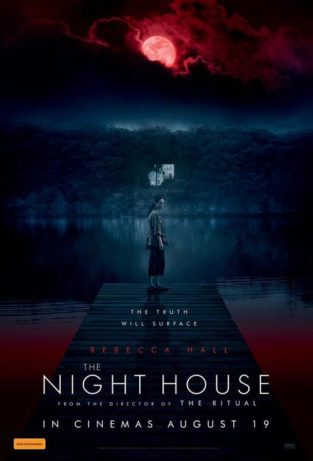 Movie poster for The Night House, candidate for best horror film of 2021
