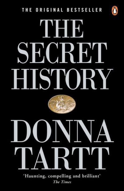 Alternate cover for Donna Tartt's The Secret History.