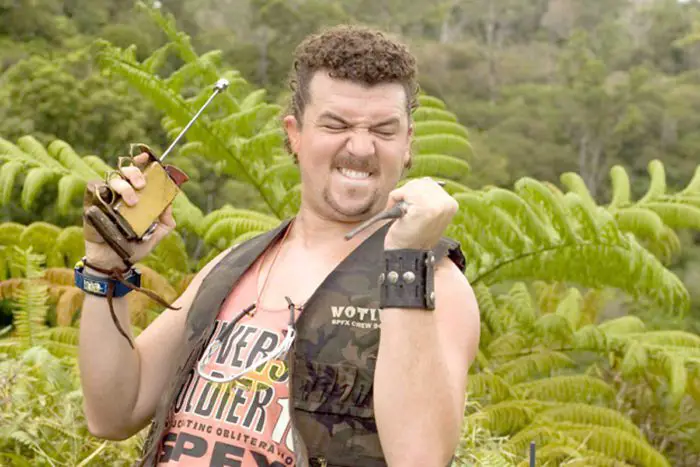 Danny McBride serves as the pyrotechnics coordinator in Tropic Thunder, blowing his load a bit too quickly.