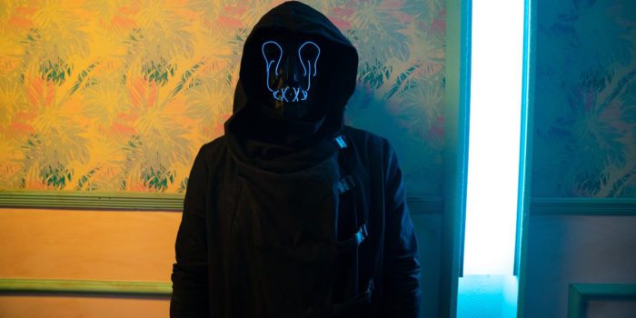The masked, hooded Druid Killer from Slasher: Solstice.