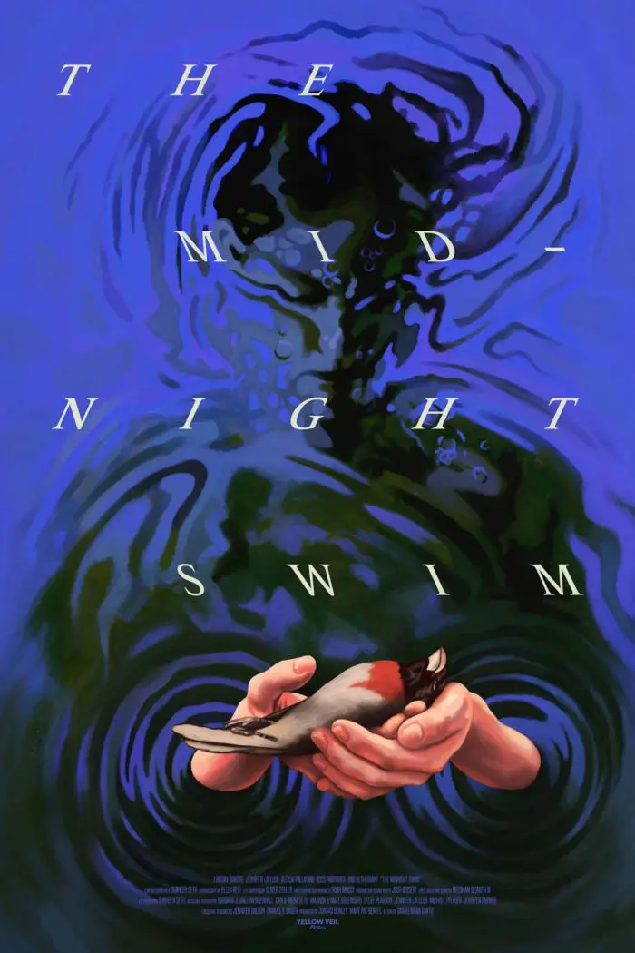 The new stylized Yellow Veil Pictures cover for the BluRay release of The Midnight Swim