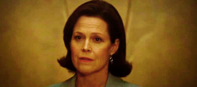 Sigourney Weaver as The Director from Cabin in the Woods.