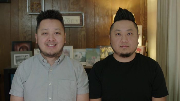 The Vang Brothers, Abel (left) and Burlee (right), writers and directors of They Live in the Grey