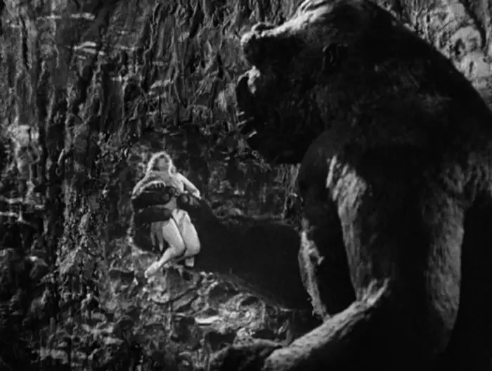 King Kong holding Ann Darrow