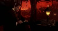 Jonathan Harker (Keanu Reeves) writes in his journal in Bram Stoker's Dracula
