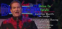 Joe Bob listing the Drive-In totals for Black Sunday